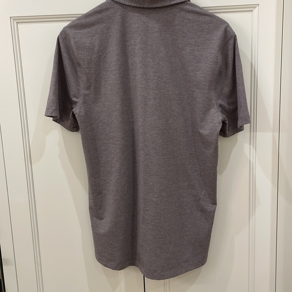 Lululemon Men’s Gray Heathered Polo Shirt—GREAT!! Excellent Condition! - Picture 3 of 6